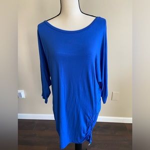 Made by Johnny Blue Short Sleeve Top NWT Size XL